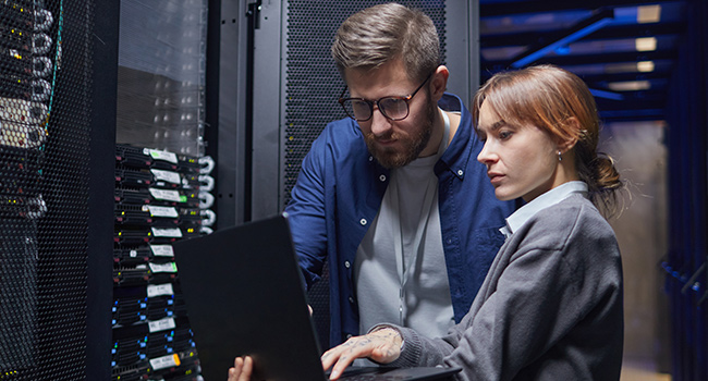 Look for compliance and security brawns and accreditation