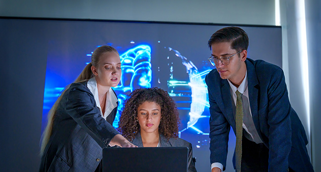 People in cyber security