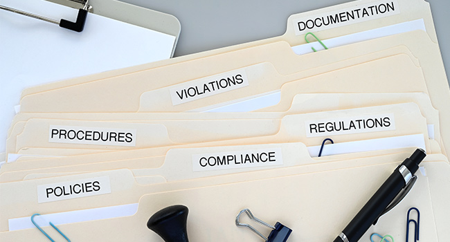 Gain regulatory compliance
